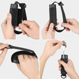 Darrahopens Health & Beauty > Health & Wellbeing > Mobility & Accessibility 2pcs Disabled Eating Aids Utensil Holders Eating Assistance Hand Cuff for Holding Spoon, Fork, Cutlery Adjustable Nylon Gripping Strap for Limited Mobility, Weak Grip,
