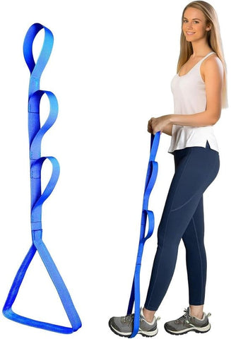 Darrahopens Health & Beauty > Health & Wellbeing > Mobility & Accessibility 42 Inch Leg Raiser - Suitable for post-hip replacement and post-knee surgery - Leg Raiser Strap - Convenient for getting in and out of bed, car, couch, and wheelchair（Blue）