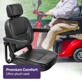 Darrahopens Health & Beauty > Health & Wellbeing > Mobility & Accessibility EQUIPMED LeisureCruise Extra Large-Sized, High Power, 182kg Capacity Mobility Scooter  - Red