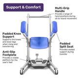 EQUIPMED Manual Sit to Stand Aid Transfer Chair Device, Patient and Elderly Mover In Australia - Darrahopens