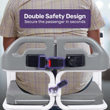 Darrahopens Health & Beauty > Health & Wellbeing > Mobility & Accessibility Equipmed Patient Lift Transfer Chair, Easy Hydraulic Height Adjustment, Shower Compatible, Over Toilet, Removable Commode, for Seniors Elderly Disabled