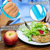 Darrahopens Health & Beauty > Health & Wellbeing > Mobility & Accessibility Flexible and adaptable cutlery for seniors, people with disabilities, Parkinson's disease, arthritis, hand tremors, weak grip and people with disabilities, arthritis - Non-slip handles - Easy to hold - Suitable for handshakes