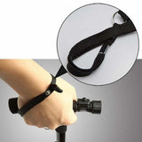 Darrahopens Health & Beauty > Health & Wellbeing > Mobility & Accessibility Folding Walking Stick Cane with Adjustable Height and LED Light Support