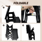 Darrahopens Health & Beauty > Health & Wellbeing > Mobility & Accessibility Multipurpose Portable Folding 2 Step Stool Non-Slip PP Collapsible Step Ladder Stool For Office Garage Library Closet Bathroom Kitchen Household Car RV