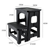 Darrahopens Health & Beauty > Health & Wellbeing > Mobility & Accessibility Multipurpose Portable Folding 2 Step Stool Non-Slip PP Collapsible Step Ladder Stool For Office Garage Library Closet Bathroom Kitchen Household Car RV