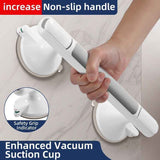 Darrahopens Health & Beauty > Health & Wellbeing > Mobility & Accessibility No Drill Vacuum Suction Grab Bar, Non-Slip Safety Handle for Bathroom