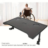 Darrahopens Health & Beauty > Health & Wellbeing > Mobility & Accessibility Plastic Dining Table for Wheelchair with Dining Board for Elderly Mobility Use