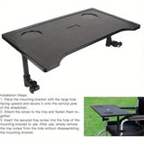 Darrahopens Health & Beauty > Health & Wellbeing > Mobility & Accessibility Plastic Dining Table for Wheelchair with Dining Board for Elderly Mobility Use
