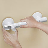 Darrahopens Health & Beauty > Health & Wellbeing > Mobility & Accessibility Shower Handle with Suction Cup Bathroom - Suitable for shower and toilet - Moisture-resistant - Non-slip - Safety handle - Removable - Wall bracket - Handle for the elderly and children - 35 CM