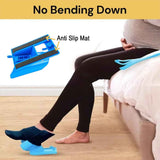 Darrahopens Health & Beauty > Health & Wellbeing > Mobility & Accessibility Sock Aid Device with Handle, Easy On Off Sock Assistant, Blue, Mobility Aid for Limited Range of Motion