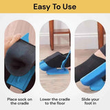 Darrahopens Health & Beauty > Health & Wellbeing > Mobility & Accessibility Sock Aid Device with Handle, Easy On Off Sock Assistant, Blue, Mobility Aid for Limited Range of Motion