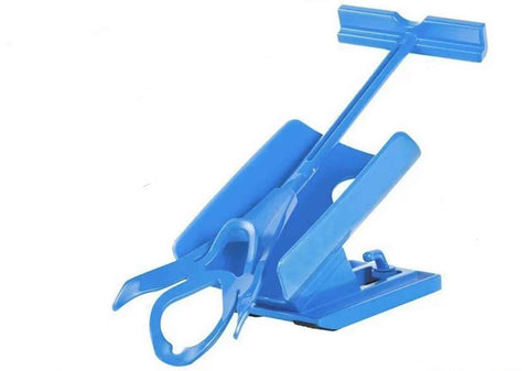 Darrahopens Health & Beauty > Health & Wellbeing > Mobility & Accessibility Sock Aid Device with Handle, Easy On Off Sock Assistant, Blue, Mobility Aid for Limited Range of Motion