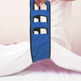 Darrahopens Health & Beauty > Health & Wellbeing > Mobility & Accessibility Transfer Belt Transfer Sling - Padded Gait Belt - Heavy Duty Patient Lift, Mobility Standing and Lifting Aid for Disabled, Elderly, Injured - Safely Move from Bed and Wheelchair (Blue)