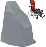 Darrahopens Health & Beauty > Health & Wellbeing > Mobility & Accessibility Waterproof Wheelchair Cover - Oxford Fabric Wheelchair Cover, Mobile Vehicle Cover, Wheelchair Storage Protector - UV Protection, Dust Protection, Outdoor Rain Cover - Gray - 115x75x130cm