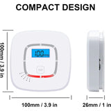 Darrahopens Health & Beauty > Health & Wellbeing > Monitoring & Testing Battery Operated Carbon Monoxide (Co) Detector, En 52091 Certified, Carbon Monoxide Detector With Digital Display
