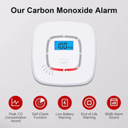 Darrahopens Health & Beauty > Health & Wellbeing > Monitoring & Testing Battery Operated Carbon Monoxide (Co) Detector, En 52091 Certified, Carbon Monoxide Detector With Digital Display