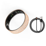 Darrahopens Health & Beauty > Health & Wellbeing > Monitoring & Testing Smart Ring Size 8 (Rose Gold) – Frosted Rose Gold Wellness Tracker with Heart Rate, Blood Oxygen, Sleep, Steps and Mood Monitoring, IP68 Waterproof USB Magnetic Charging Ring In Australia - Darrahopens