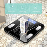 Darrahopens Health & Beauty > Health & Wellbeing > Monitoring & Testing Smart Scale with Body Analysis - Measures BMI, Fat & Muscle Mass - USB Rechargeable - Up to 180 kg - Black