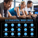 Darrahopens Health & Beauty > Health & Wellbeing > Monitoring & Testing Smart Scale with Body Analysis - Measures BMI, Fat & Muscle Mass - USB Rechargeable - Up to 180 kg - Black