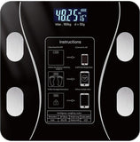 Darrahopens Health & Beauty > Health & Wellbeing > Monitoring & Testing Smart Scale with Body Analysis - Measures BMI, Fat & Muscle Mass - USB Rechargeable - Up to 180 kg - Black