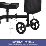 Darrahopens Health & Beauty > Health & Wellbeing Orthonica Steel Frame Foldable Knee Walker Scooter