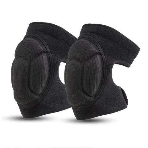 Darrahopens Health & Beauty > Health & Wellbeing > Protective Equipment 2 Pack Black Thick EVA Foam Knee Pads Anti-Slip Breathable Sponge Knee Guards for Gardening Flooring Dance Volleyball & Work Impact Protection(Size XL)