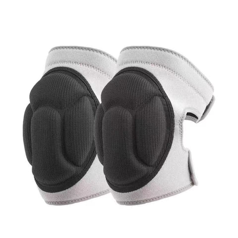 Darrahopens Health & Beauty > Health & Wellbeing > Protective Equipment 2 Pack Grey Thick EVA Foam Knee Pads Anti-Slip Breathable Sponge Knee Guards for Gardening Flooring Dance Volleyball & Work Impact Protection(Size M)