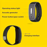 Darrahopens Health & Beauty > Health & Wellbeing > Protective Equipment 2-Pack Pink Portable Ultrasonic Mosquito Repellent Bracelet - Watch Style Insect Repeller, Pure Physical Protection USB Rechargeable