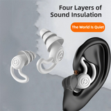 Darrahopens Health & Beauty > Health & Wellbeing > Protective Equipment 2-Pairs Blue Noise Reduction Silicone Ear Plugs for Swimming, Sleep, and Study - Waterproof Reusable Sound Blocking Earplugs