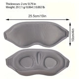 Darrahopens Health & Beauty > Health & Wellbeing > Protective Equipment 3D Sleep Mask with Nose Rest, Designed for Side Sleepers, Total Blackout 3D Sleep Mask, Unisex, Night Eye Cover, Soft & Breathable Eye Mask, Zero-Pressure Relaxing Sleep Mask for Night Use (Black)