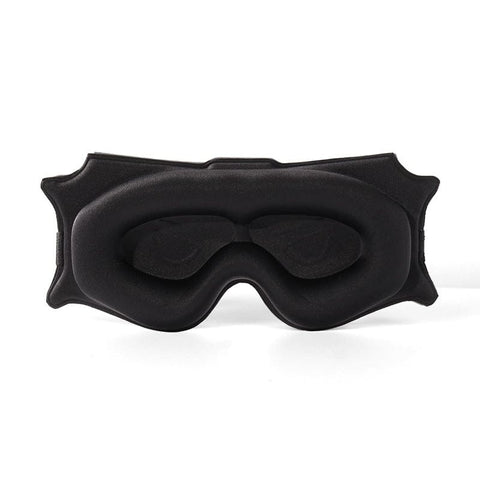 Darrahopens Health & Beauty > Health & Wellbeing > Protective Equipment 3pc 6D Contoured Zero-Pressure Sleep Mask - 360 Light Blocking Eye Mask with Adjustable Strap(black)