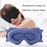 Darrahopens Health & Beauty > Health & Wellbeing > Protective Equipment 3pc 6D Contoured Zero-Pressure Sleep Mask - 360 Light Blocking Eye Mask with Adjustable Strap(Dura)