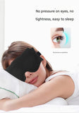 Darrahopens Health & Beauty > Health & Wellbeing > Protective Equipment 3pc 6D Contoured Zero-Pressure Sleep Mask - 360 Light Blocking Eye Mask with Adjustable Strap(Pink)