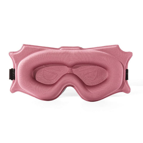 Darrahopens Health & Beauty > Health & Wellbeing > Protective Equipment 3pc 6D Contoured Zero-Pressure Sleep Mask - 360 Light Blocking Eye Mask with Adjustable Strap(Pink)