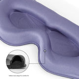 Darrahopens Health & Beauty > Health & Wellbeing > Protective Equipment 3pc 6D Contoured Zero-Pressure Sleep Mask - 360 Light Blocking Eye Mask with Adjustable Strap(Pink)