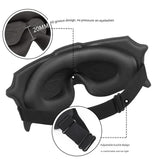 Darrahopens Health & Beauty > Health & Wellbeing > Protective Equipment 3pc 6D Contoured Zero-Pressure Sleep Mask - 360 Light Blocking Eye Mask with Adjustable Strap(Purple)