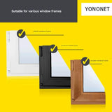 Darrahopens Health & Beauty > Health & Wellbeing > Protective Equipment 3pc DIY Magnetic Window Screen Kit - Fine Mesh Insect Net, No Drilling Required, Cut to Size(black 150cm x 130cm)