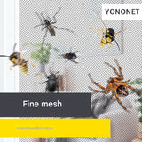 Darrahopens Health & Beauty > Health & Wellbeing > Protective Equipment 3pc DIY Magnetic Window Screen Kit - Fine Mesh Insect Net, No Drilling Required, Cut to Size(black 150cm x 130cm)