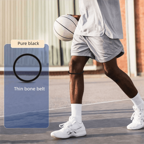 Darrahopens Health & Beauty > Health & Wellbeing > Protective Equipment 5 Pairs Black Patellar Tendon Silicone Stabilizer Knee Straps for Running and Basketball, Breathable Elastic Support Bands for Local Active Individuals