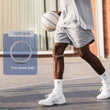Darrahopens Health & Beauty > Health & Wellbeing > Protective Equipment 5 Pairs Grey Patellar Tendon Silicone Stabilizer Knee Straps for Running and Basketball, Breathable Elastic Support Bands for Local Active Individuals
