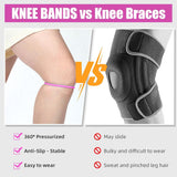 Darrahopens Health & Beauty > Health & Wellbeing > Protective Equipment 5 Pairs Light blue Patellar Tendon Silicone Stabilizer Knee Straps for Running and Basketball, Breathable Elastic Support Bands for Local Active Individuals