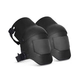 Darrahopens Health & Beauty > Health & Wellbeing > Protective Equipment Black Professional Grade TPU Construction Knee Pads Wear-Resistant Shock Absorbing Foldable Design for Local Engineering Projects and Site Safety (1 Pair)