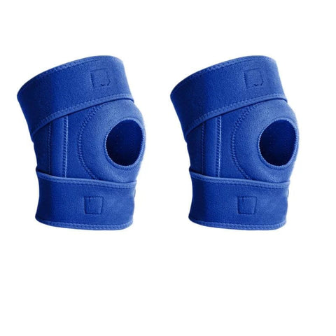 Darrahopens Health & Beauty > Health & Wellbeing > Protective Equipment Blue Upgraded Sport Knee Pads with Dual Spring Support and Shock Absorption for Basketball Cycling and Training Stabilizing Joint Compression for Local Athletes