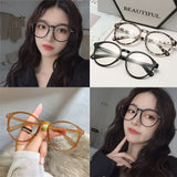Darrahopens Health & Beauty > Health & Wellbeing > Protective Equipment Brown Black Leopard Print Anti Blue Light Glasses Women Men Computer Glasses leopard print