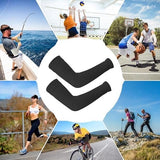 Darrahopens Health & Beauty > Health & Wellbeing > Protective Equipment Cuffs - 2 pieces - sun protection cuffs - arm protectors - UV protection - black and white