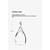 Darrahopens Health & Beauty > Health & Wellbeing > Protective Equipment Cuticle Nippe Professional Cuticle Nippers,Stainless steel, electroplated, Remover Macicure Tool for Fingernails and Toenails, silver