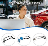 Darrahopens Health & Beauty > Health & Wellbeing > Protective Equipment Ear cushions for glasses - Ear hooks for glasses - Soft knitted cotton - Temple protectors - Temple cushions - Anti-slip (2 pairs black)