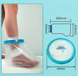 Darrahopens Health & Beauty > Health & Wellbeing > Protective Equipment Foot Waterproof Shower Sleeve for Adults – Reusable Cast Protector for Ankle, Foot & Toe During Bathing or Water Activities (Blue)