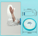 Darrahopens Health & Beauty > Health & Wellbeing > Protective Equipment Full Arm Waterproof Shower Sleeve for Adults – Long Cast Protector for Hand, Wrist, Elbow & Forearm During Bathing or Water Activities (Blue)