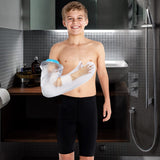 Darrahopens Health & Beauty > Health & Wellbeing > Protective Equipment Full Arm Waterproof Shower Sleeve for Kids – Reusable Cast Protector for Hand, Wrist, Elbow & Forearm During Bathing or Water Activities (Blue)